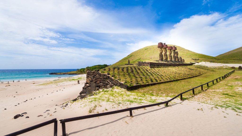 Anakena Beach, Easter Island, Chile